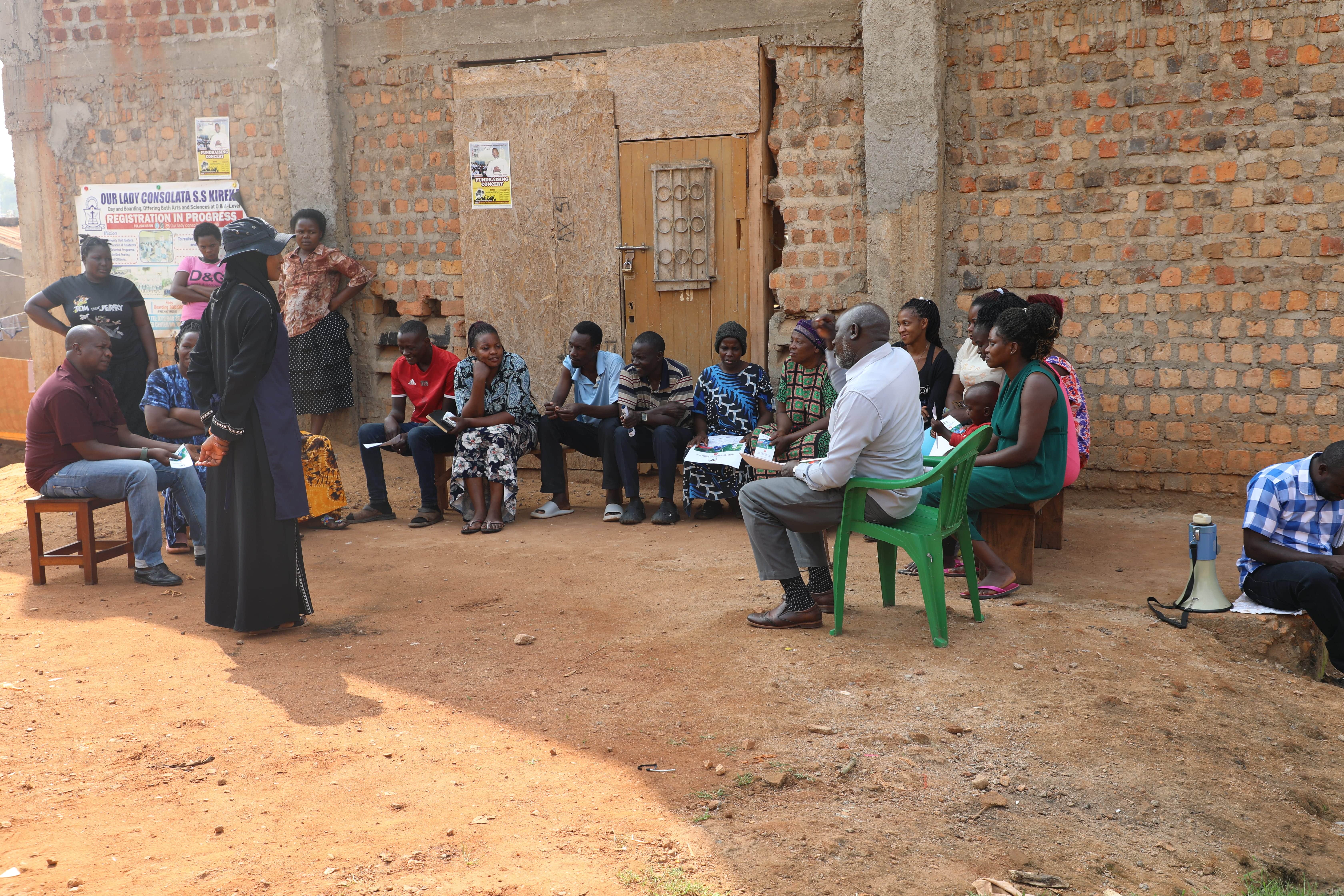 UPHIA community sensitization gathering